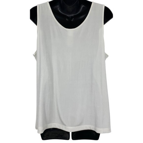 Chicos Travelers Essentials Reversible Winter Drift Tank Top Size 2 Large New - Picture 4 of 7